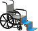 Imagen de silla de ruedas a la que se ha acoplado una escalera frontal para transferencias.